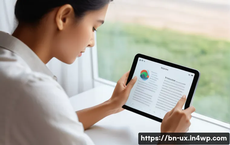 UX 디자인에서의 사용자 정서 이해 - A serene digital workspace showing a Bengali user interacting with a minimalist, calming app interfa...